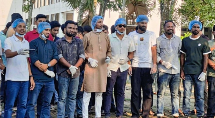 জাককানইবি ছাত্রদলের ডেঙ্গু প্রতিরোধ ও পরিচ্ছন্নতা অভিযান